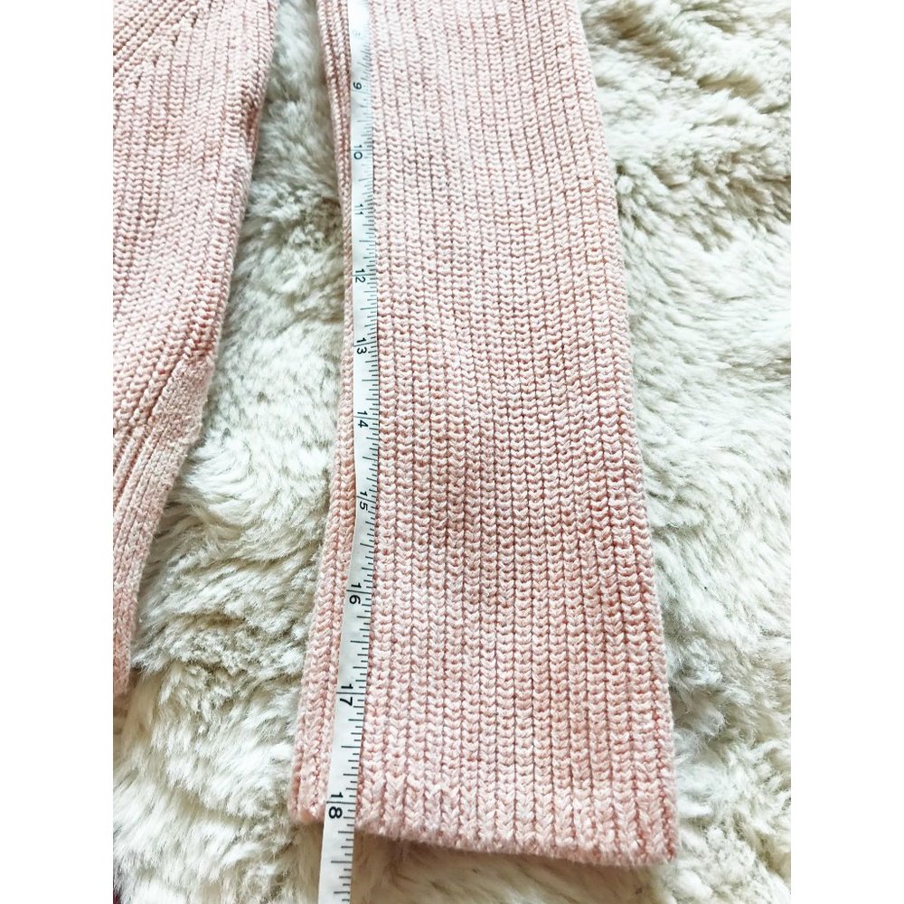 GUC | GAP Light Pink Peach Sweater Tunic | X Small | Ribbed Sweater Teen Girl - Picture 7 of 9